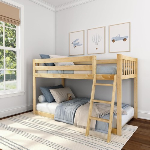 Fundamental twin low bunk bed - fundamental,