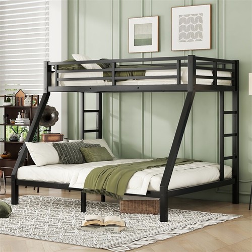 Metal bunk bed twin over - twin,
